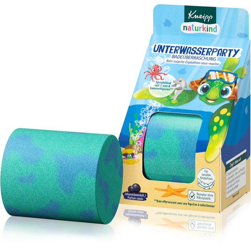 Kneipp Naturkind Underwater Party bombă de baie pentru copii cu surpriză 1 buc