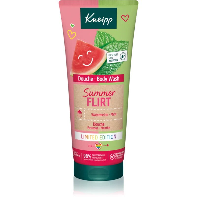 Kneipp Summer Flirt gel de duș Watermelon & Mint 200 ml