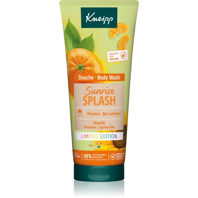 Sunrise Splash gel de duș Mandarin & Bio Sunflower 200 ml