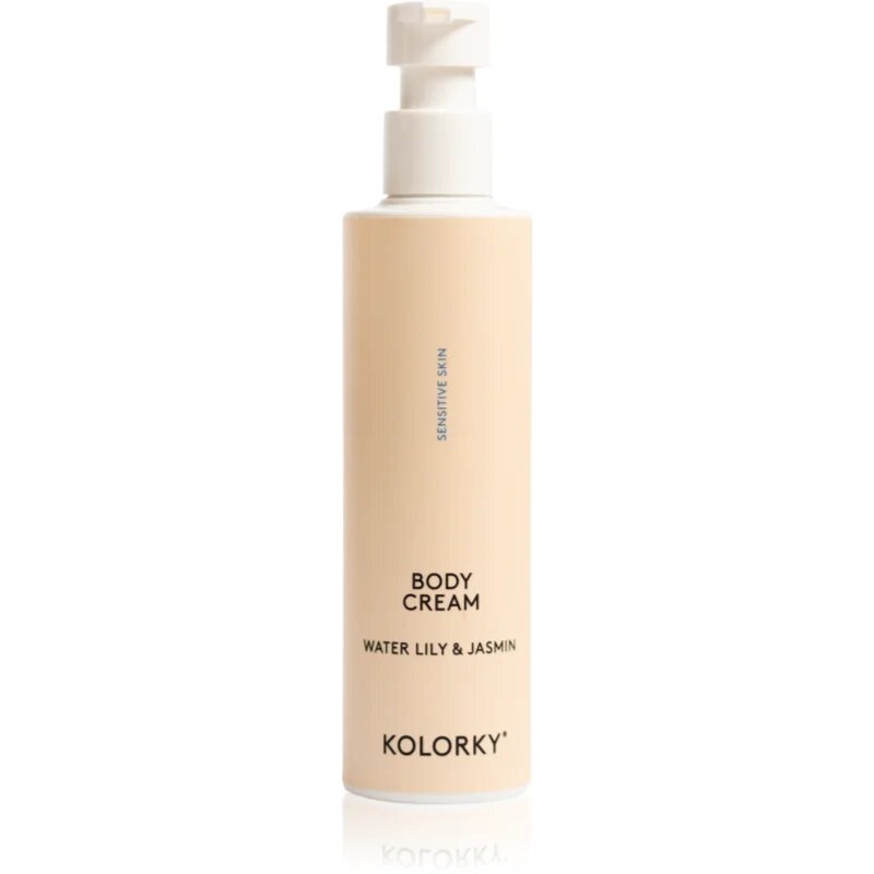 Kolorky Body Cream Sensitive Skin crema de corp pentru piele sensibila Watter Lilly & Jasmin 190 ml
