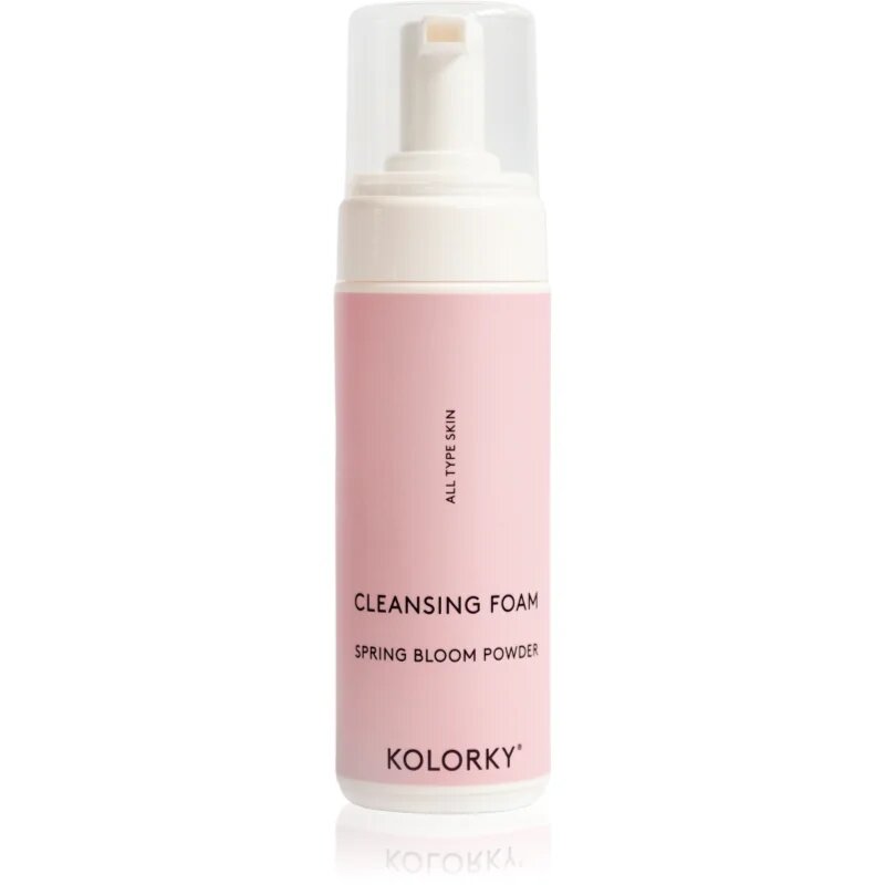Kolorky Cleansing Foam demachiant spumant delicat Spring Bloom Powder 150 ml