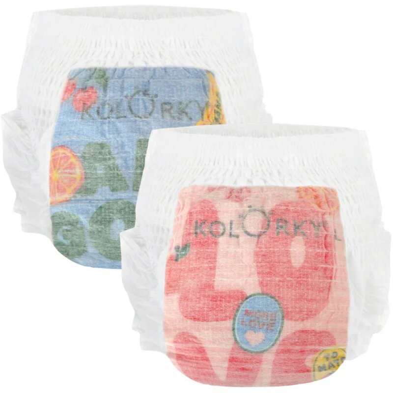 Kolorky Deluxe Velvet Pants Limited Fun scutece tip chiloțel de unică folosință marimea L 8-13 kg 19 buc