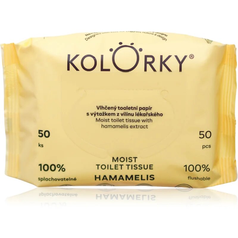 Kolorky Moist Toilet Tissue Hamamelis hârtie igienică umedă 50 buc