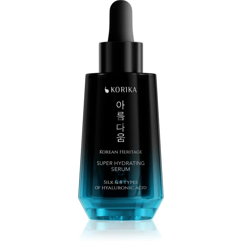 KORIKA Korean Heritage 8 Types of Hyaluronic Acid Premium Super Hydrating Serum ser facial hidratant cu 8 tipuri de acid hialuronic 30 ml