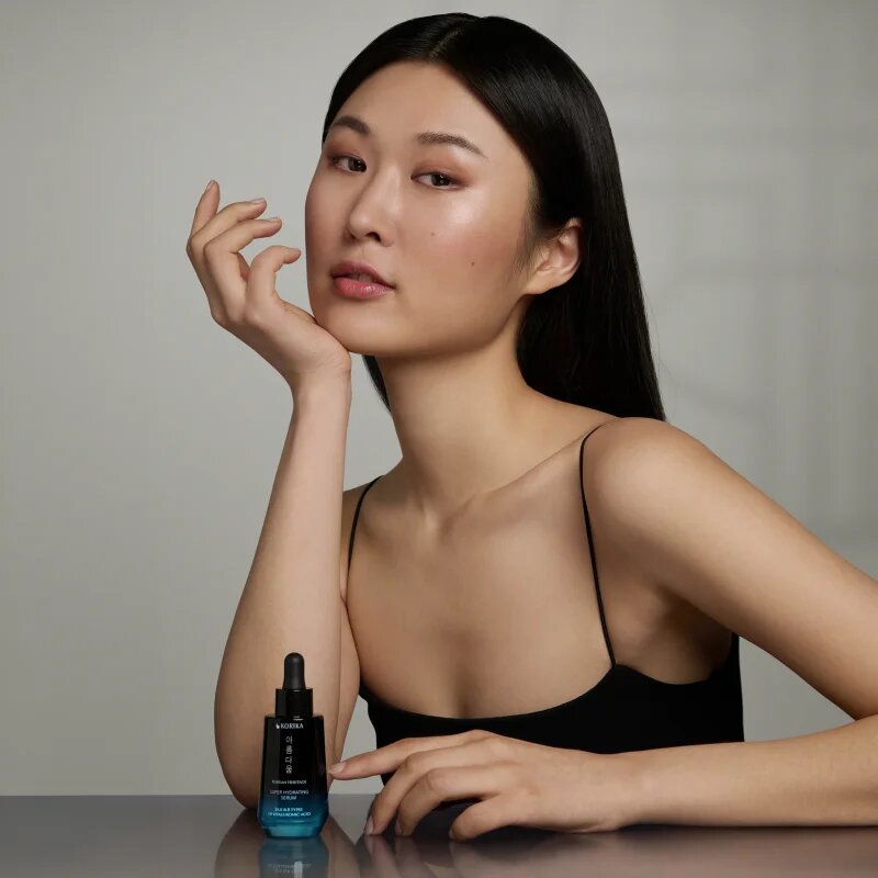 KORIKA Korean Heritage 8 Types of Hyaluronic Acid Premium Super Hydrating Serum ser facial hidratant cu 8 tipuri de acid hialuronic 30 ml