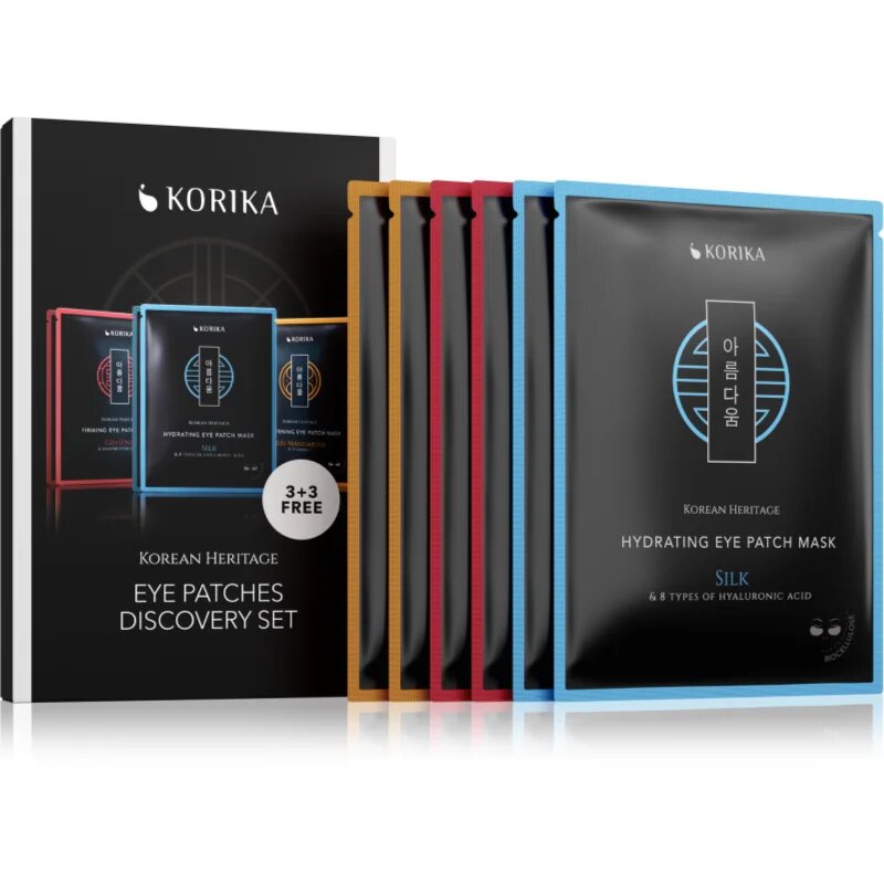 KORIKA Korean Heritage Eye Patches Discovery Set set pentru ochi