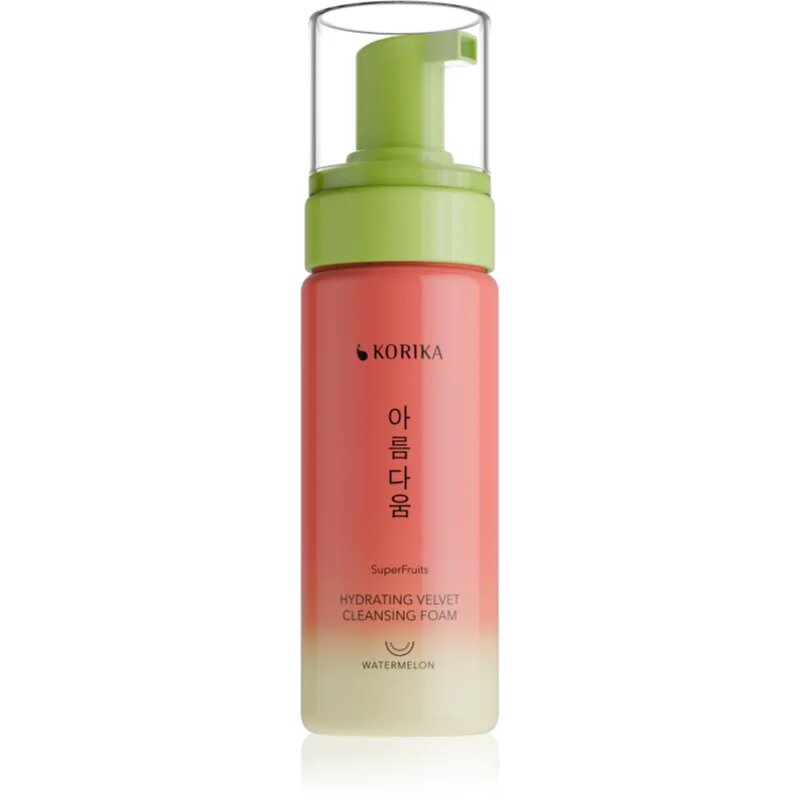 KORIKA SuperFruits Hydrating Velvet Cleansing Foam crema hidratanta pentru curatare 150 ml