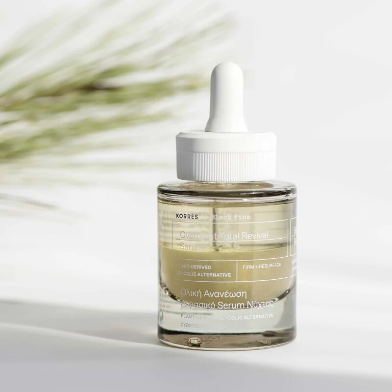 Korres Black Pine ser de reîntinerire în două faze pentru noapte 30 ml