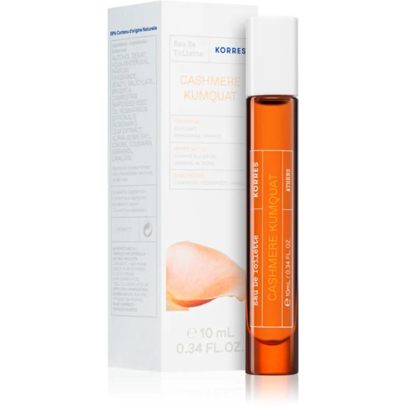 Korres Cashmere Kumquat Eau de Toilette pentru femei 10 ml