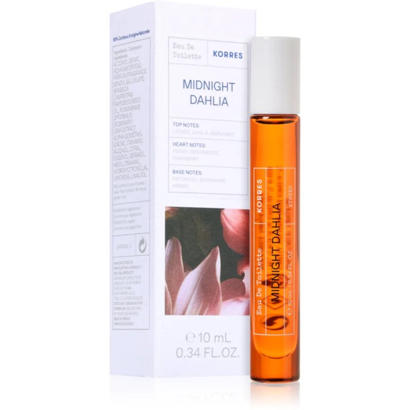 Korres Midnight Dahlia Eau de Toilette pentru femei 10 ml