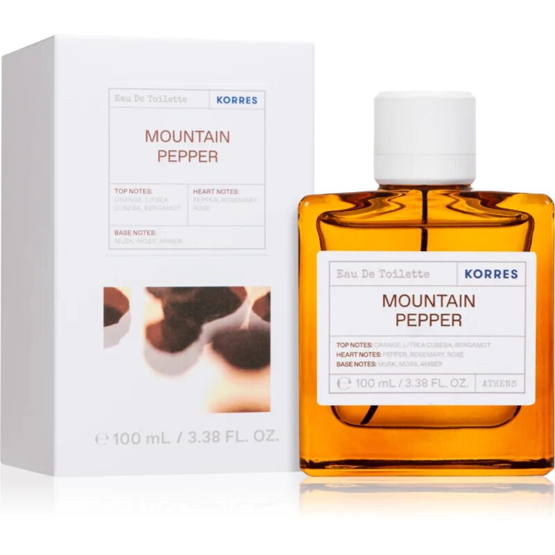Korres Mountain Pepper Eau de Toilette pentru bărbați 100 ml