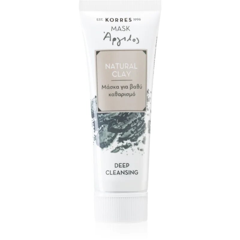 Korres Natural Clay masca pentru curatare profunda 18 ml