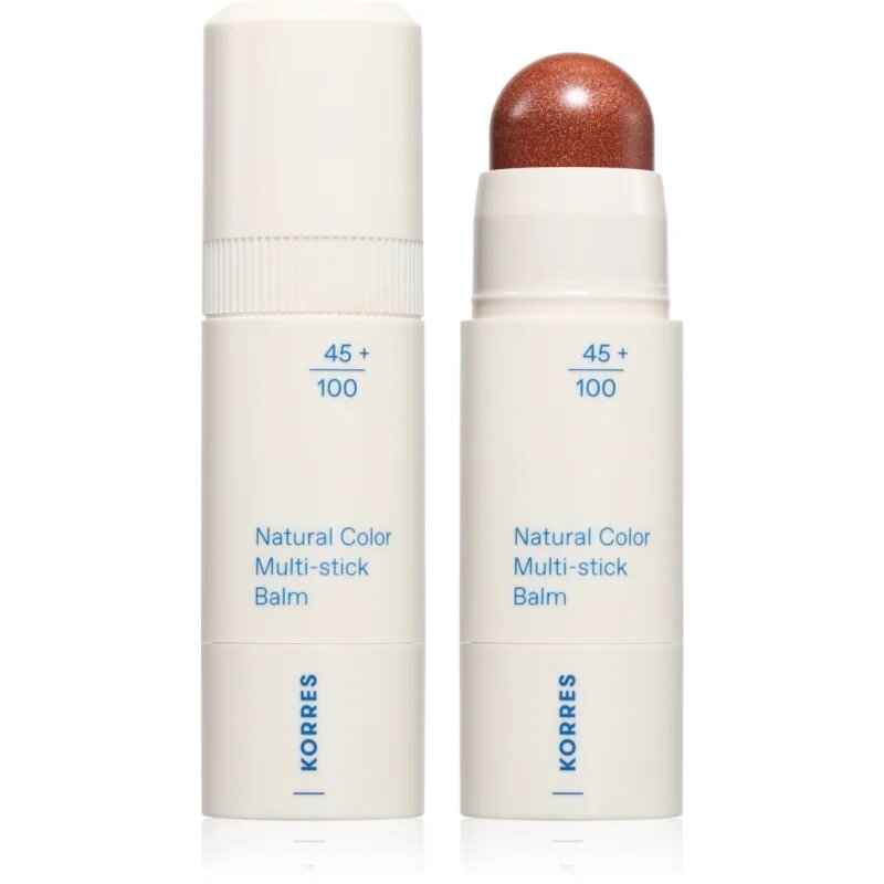 Korres Natural Color Multi-Stick Balm fard multifuncțional pentru buze și obraz culoare Aegean Bronze - Healthy Glow 4.5 g