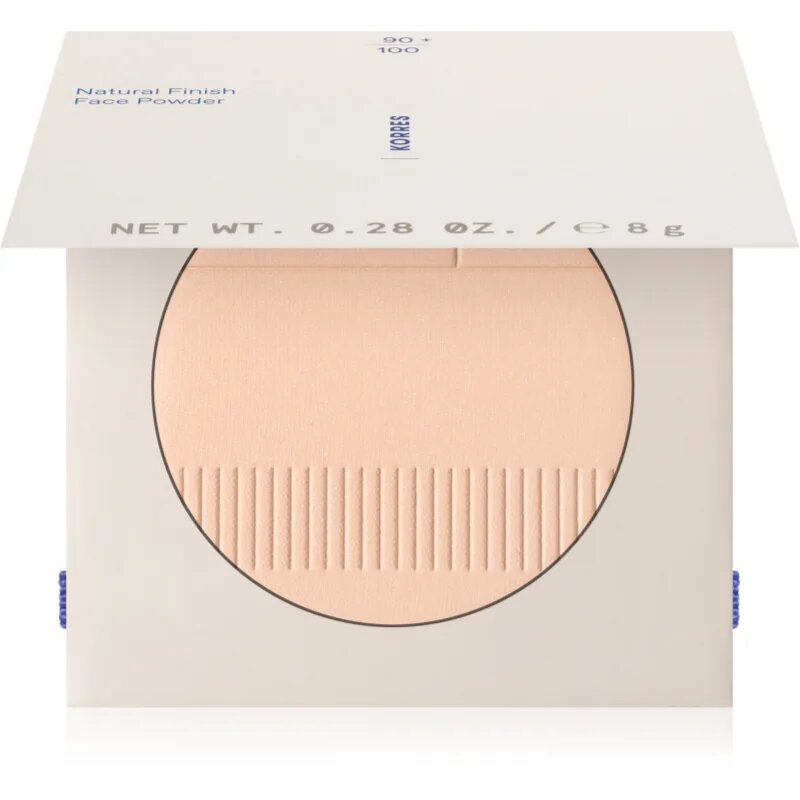 Korres Natural Finish pudră unificatoare compactă culoare 01 Light 8 g