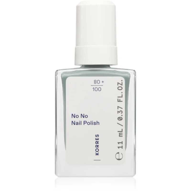 Korres No No Nail Polish lac de unghii pentru ingrijire culoare 85 Sage Green 11 ml