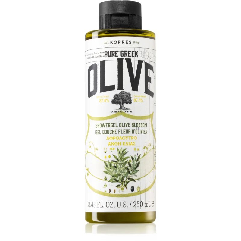 Korres Pure Greek Olive & Olive Blossom gel de duș 250 ml