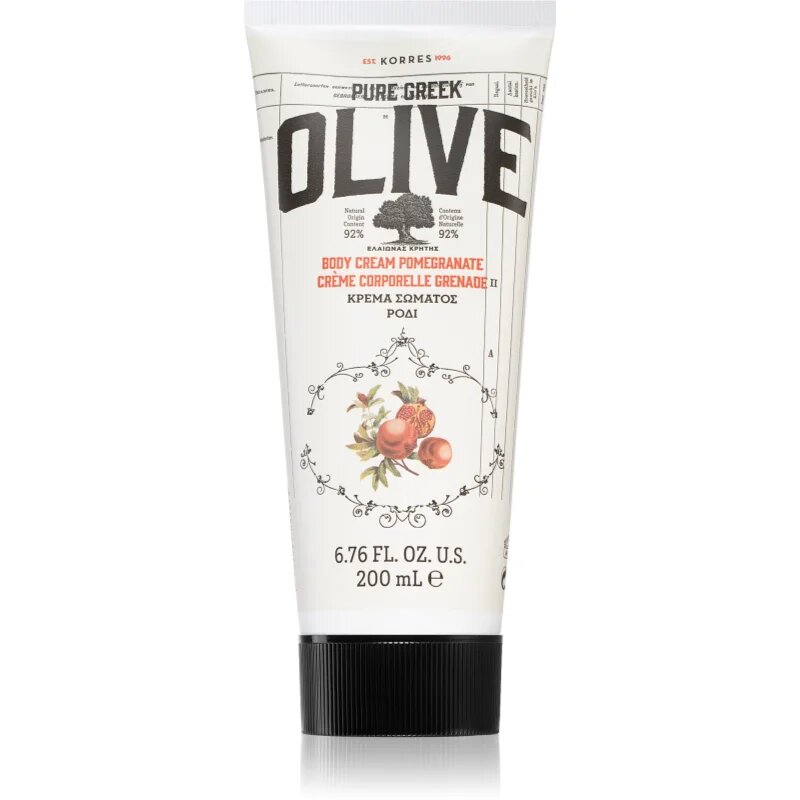 Korres Pure Greek Olive & Pomegranate loțiune de corp hidratantă 200 ml