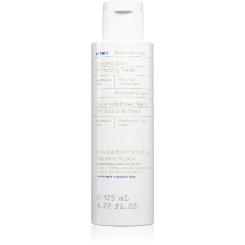 Korres Santorini Grape tonic reglator al sebumului ce minimizeaza porii 125 ml