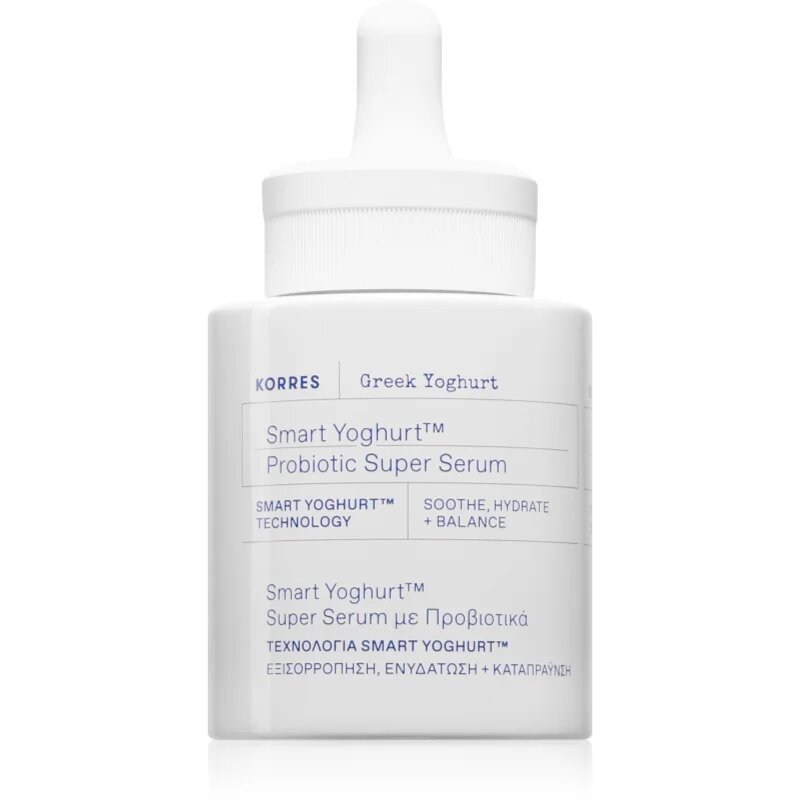 Korres Smart Yoghurt™ Probiotic Super Serum ser facial hidratant cu probiotice 30 ml
