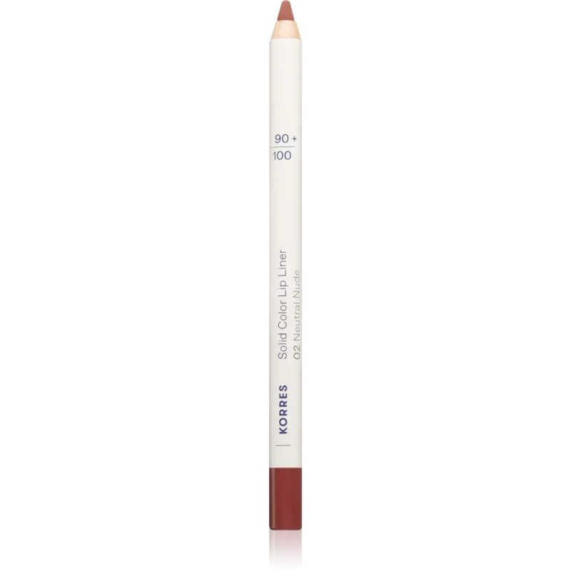 Korres Solid Color Lip Liner creion contur buze culoare 02 Neutral Nude 1.2 g