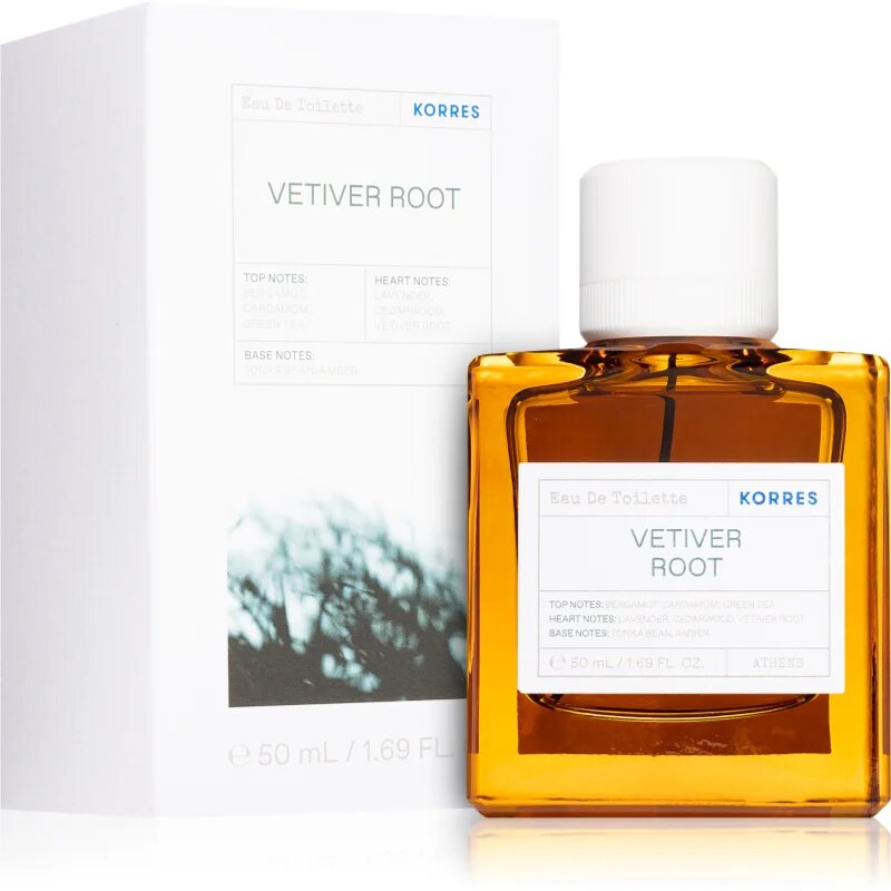 Korres Vetiver Root Eau de Toilette pentru bărbați 50 ml