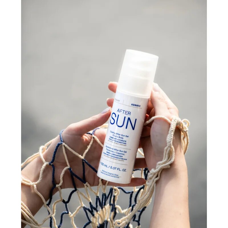 Korres Yoghurt After Sun gel racoritor dupa expunerea la soare pentru fata si corp 150 ml