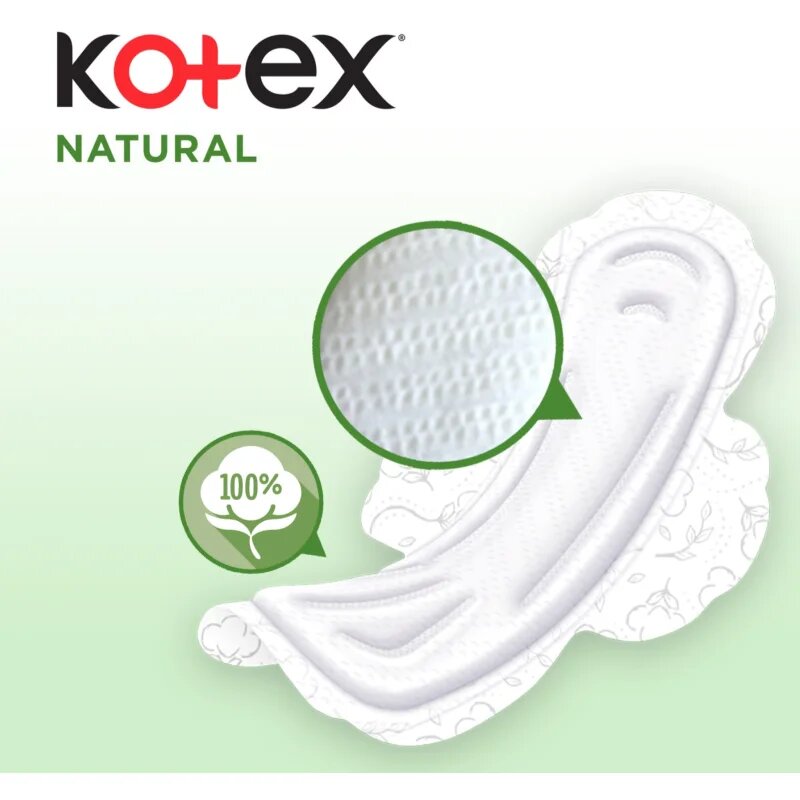 Kotex Natural Normal absorbante 8 buc