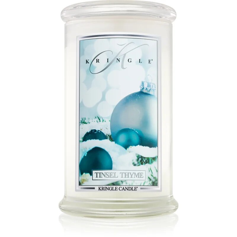 Kringle Candle Tinsel Thyme lumânare parfumată 624 g