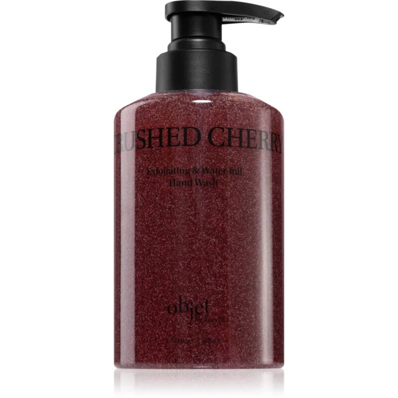 KUNDAL Objet Exfoliating & Waterfull Hand Wash sapun lichid exfoliant de maini cu parfum Crushed Cherry 380 ml