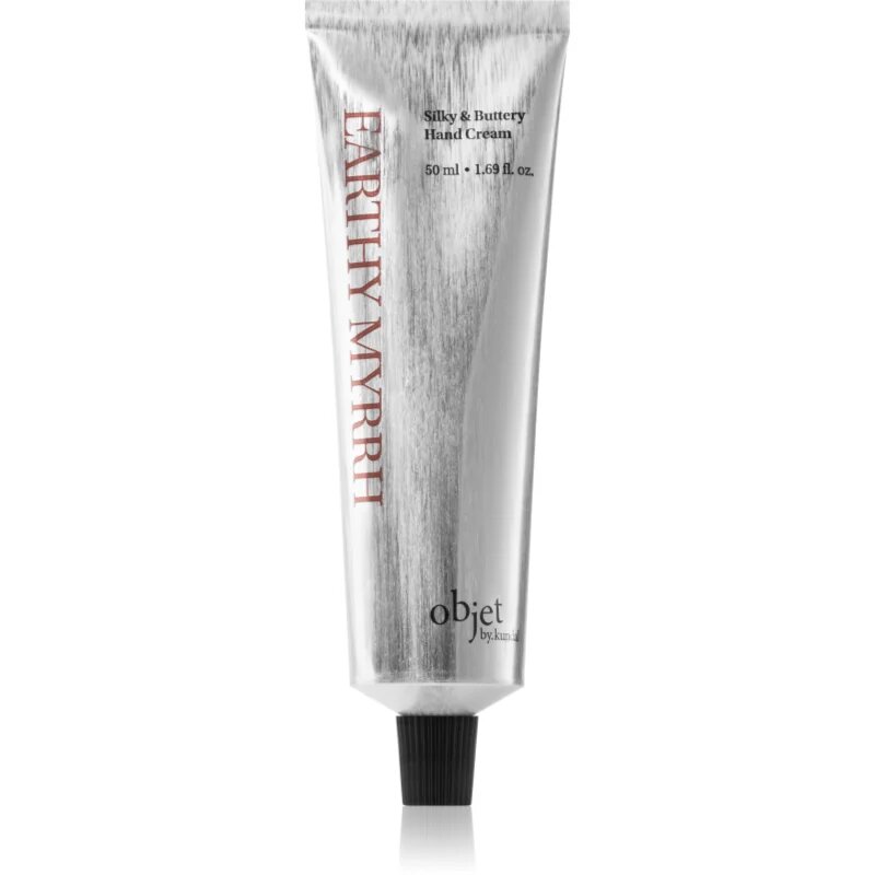 KUNDAL Objet Silky & Buttery Hand Cream crema de maini hranitoare nutritie si hidratare cu parfum Earthy Myrrh 50 ml