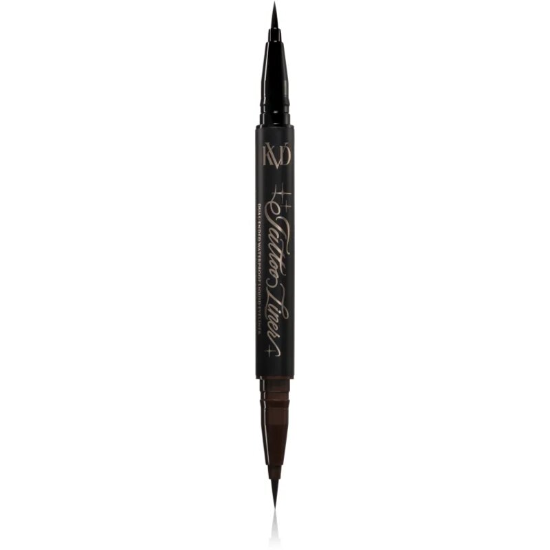 KVD Beauty Tattoo Liner Dual-Ended Waterproof Liquid Eyeliner Dermatograf rezistent la apa de lunga durata 2x0.55 ml