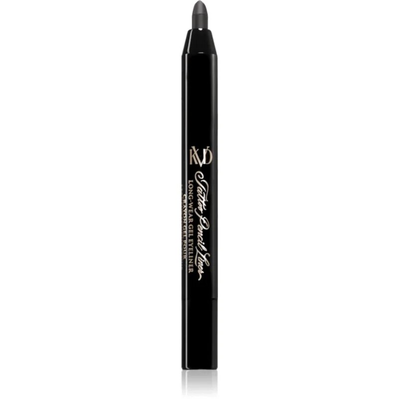 KVD Beauty Tattoo Pencil Liner eyeliner gel rezistent la apă mini culoare 10 Trooper Black 0.35 g