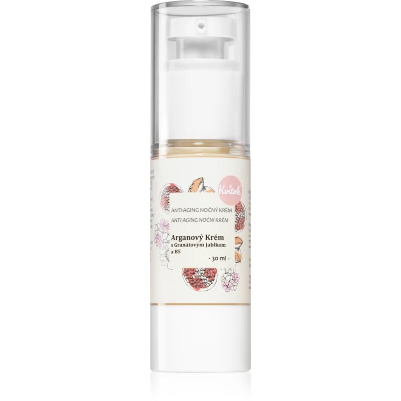 Kvitok Argan Cream with Pomegranate crema de noapte pentru ten matur 30 ml