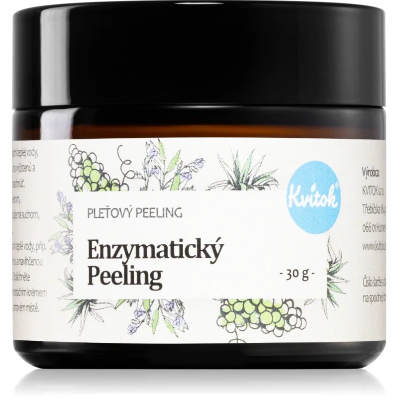 Kvitok Enzymatic Peeling exfoliant facial pentru piele sensibilă 30 ml