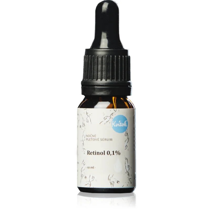 Kvitok Night serum Retinol 01% ser facial de noapte cu retinol 10 ml