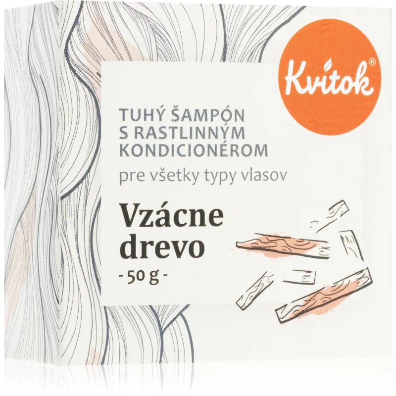 Rare Wood șampon solid pentru părul închis la culoare 50 g