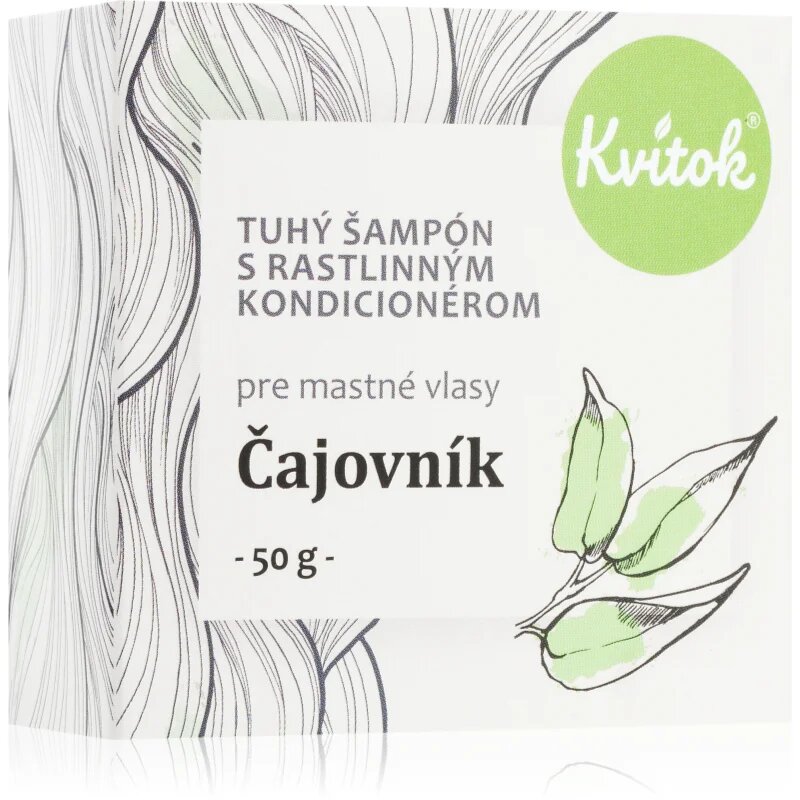 Tea tree șampon solid pentru par gras 50 g