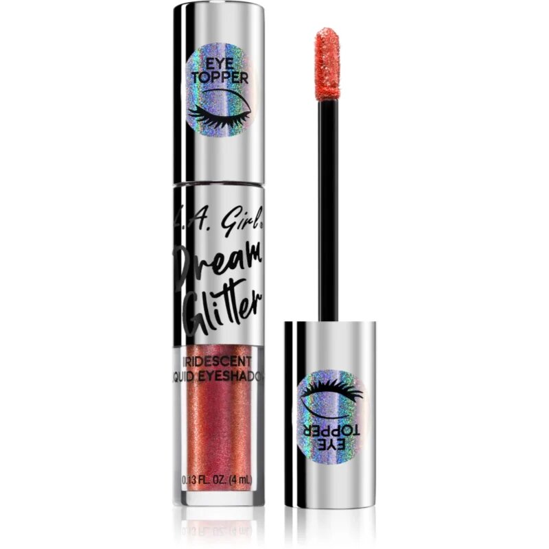 L.A. Girl Cosmetics Dream Glitter farduri de ochi lichide cu sclipici culoare Firecracker 4 ml