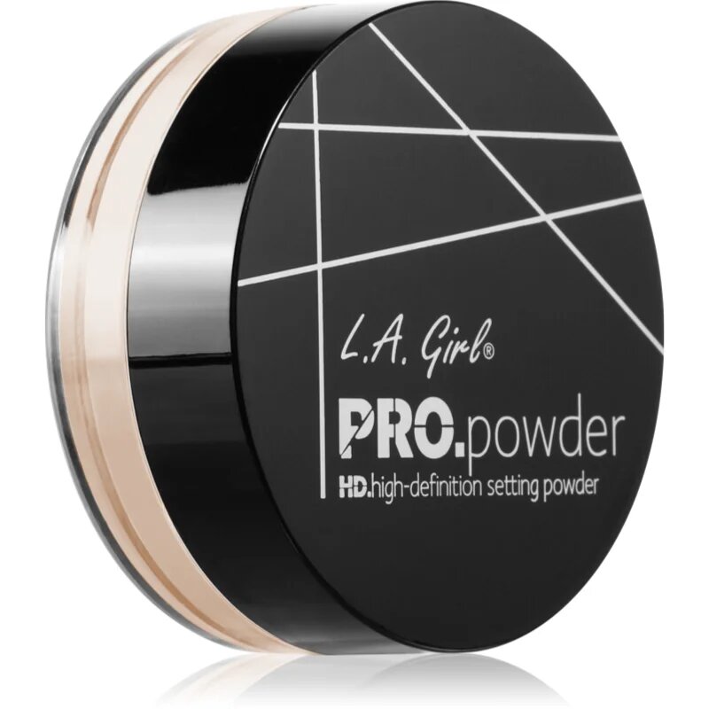 L.A. Girl Cosmetics PRO. Powder pudra cu efect de matifiere culoare Banana Yellow 5 g