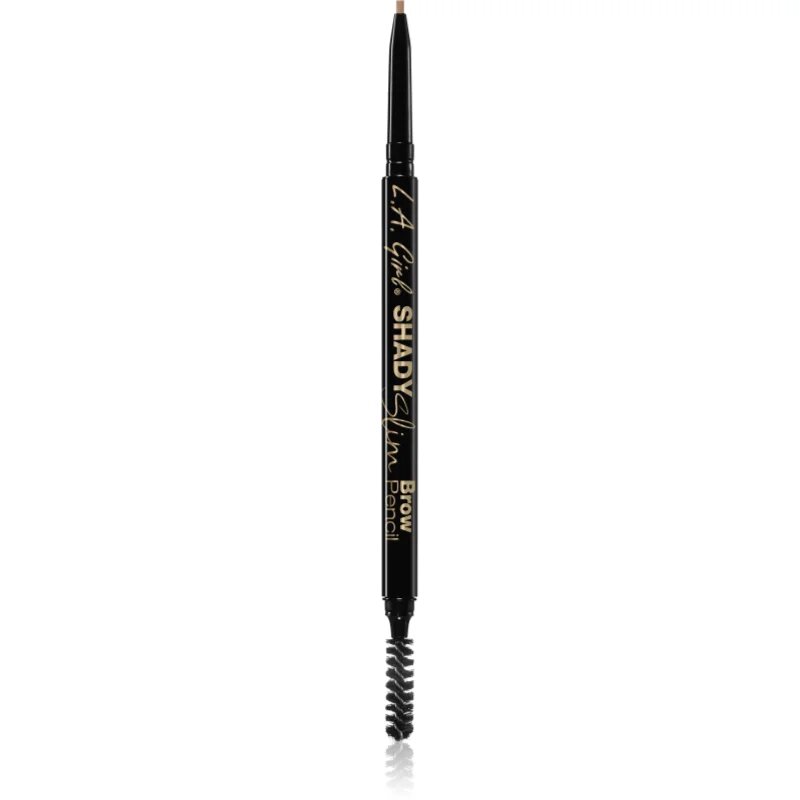 L.A. Girl Cosmetics Shady Slim creion pentru sprancene cu pensula culoare Blonde 0.08 g