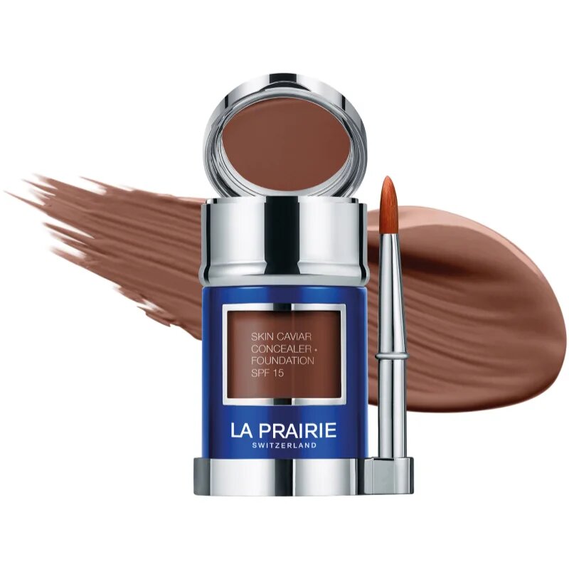 La Prairie Skin Caviar Concealer Foundation make-up si corector SPF 15 culoare NW-70 Hazel 30 ml