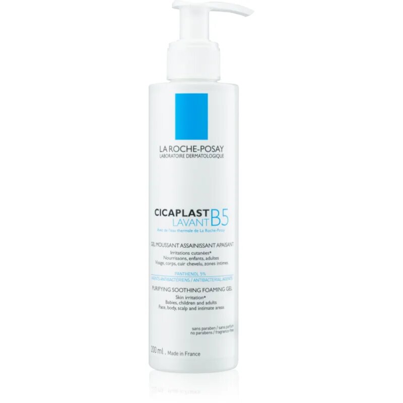 La Roche-Posay Cicaplast Lavant B5 gel spumant cu efect de calmare 200 ml
