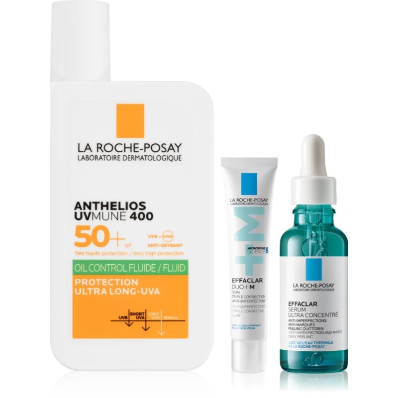 La Roche-Posay Effaclar Anti Imperfection Routine set impotriva imperfectiunilor pielii cauzate de acnee