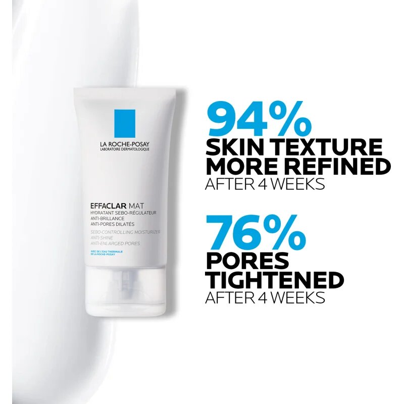La Roche-Posay Effaclar Mat crema hidratanta matifianta pentru ten gras si problematic 40 ml