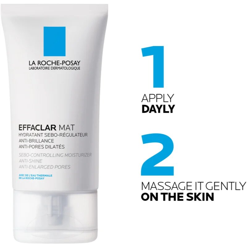 La Roche-Posay Effaclar Mat crema hidratanta matifianta pentru ten gras si problematic 40 ml