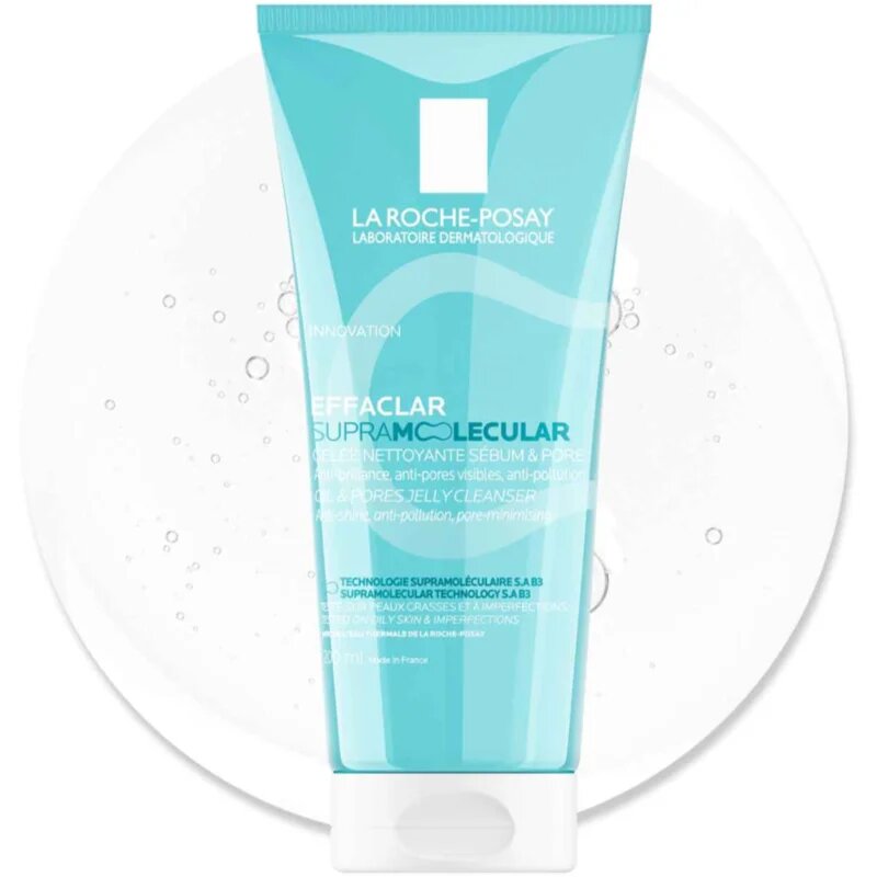 La Roche-Posay Effaclar Supramolecular gel de curățare pentru piele lucioasa cu pori dilatati 200 ml