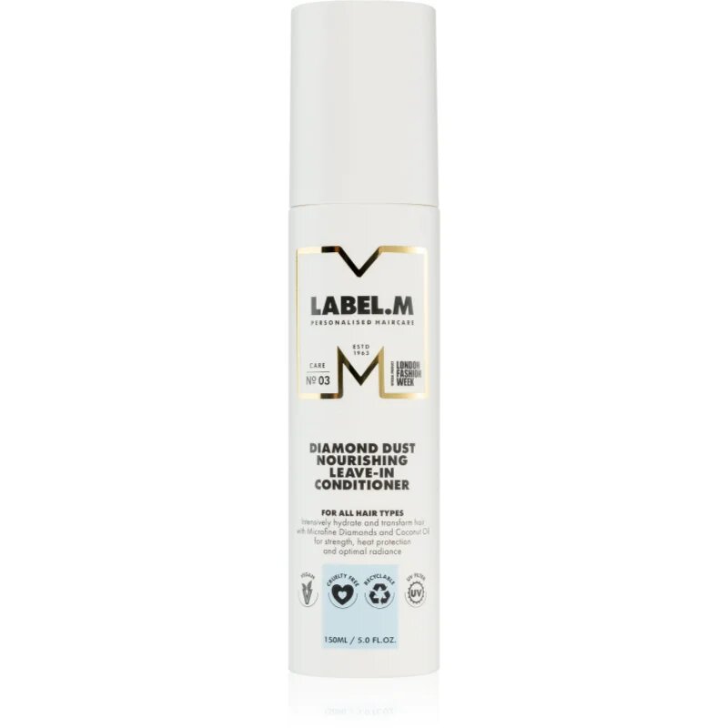 label.m Diamond Dust balsam (nu necesita clatire) pentru păr uscat și deteriorat 150 ml