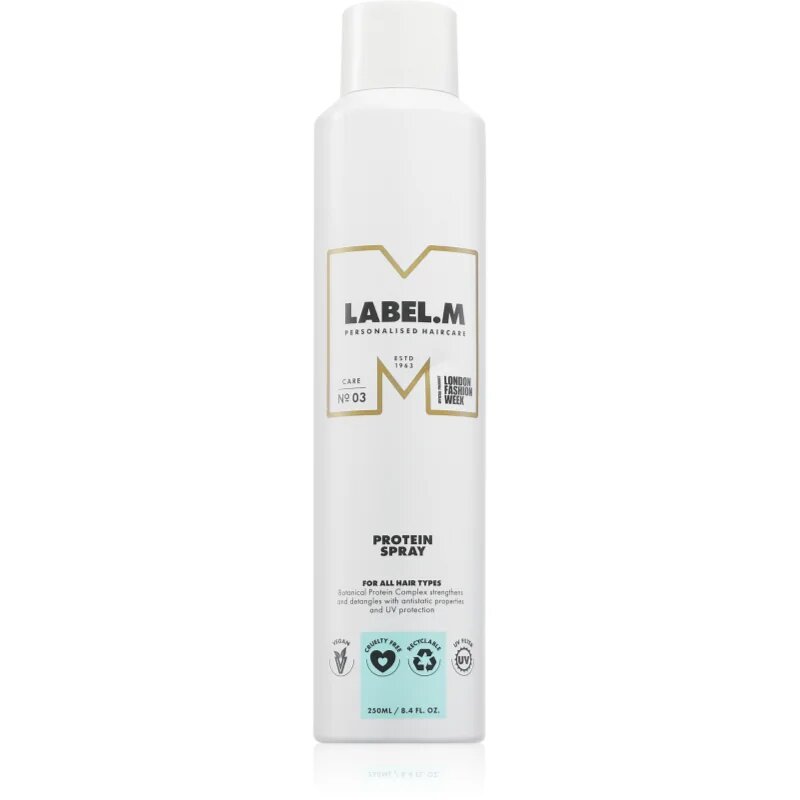 label.m Protein Spray spray pentru păr pentru par usor de pieptanat 250 ml