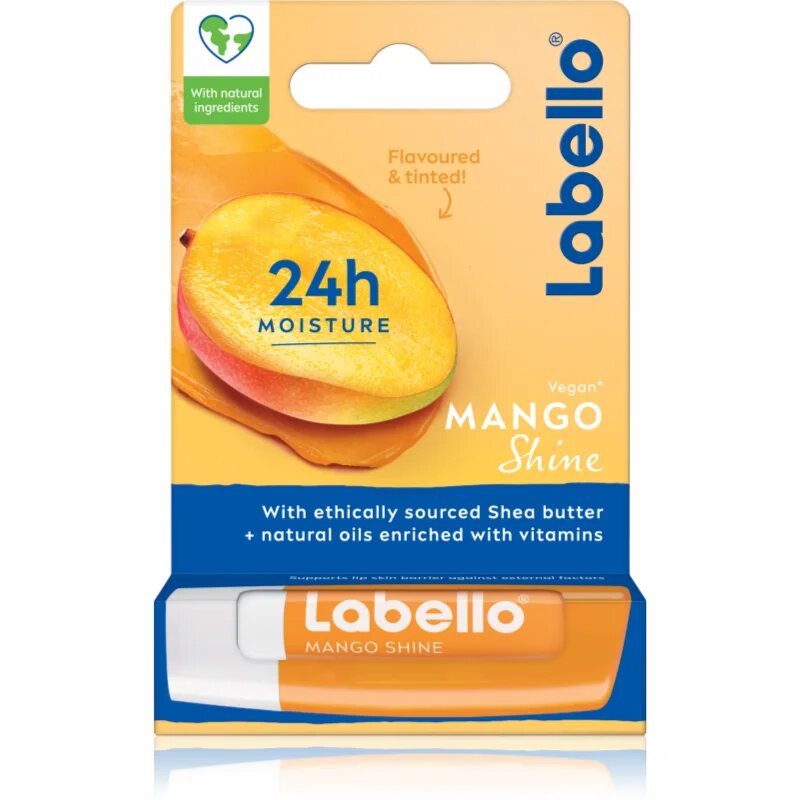 Labello Mango Shine balsam de buze colorat 4.8 g