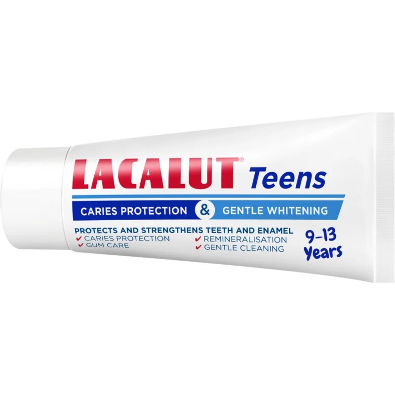 Lacalut Teens Caries Protection & Gentle Whitening pastă de dinți pentru copii 9-13 years 55 ml